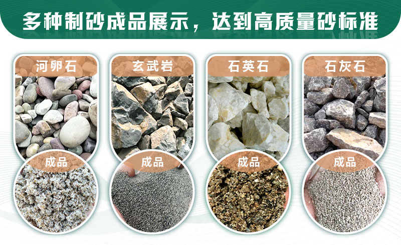 什么樣的石頭適合制砂？制沙生產線如何配置？